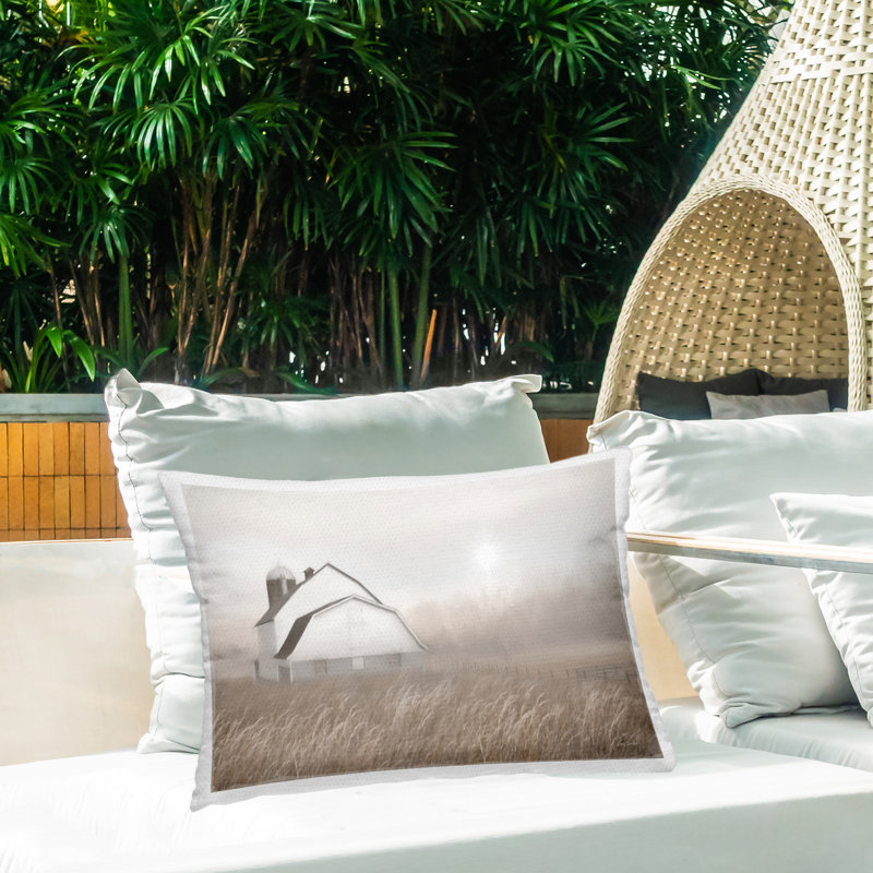Coussin d'extérieur Windblown Farm Grasses par Lori Deiter