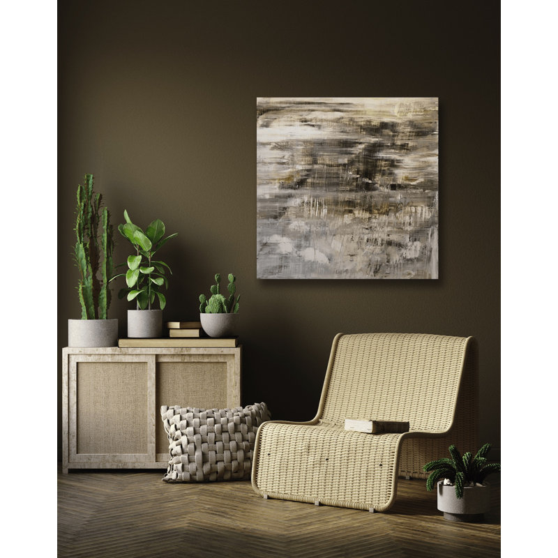 Armada - reproduction d'art sur toile, Toile avec cadre brun, H 25,5 po x l 25,5 po x P 1,75 po