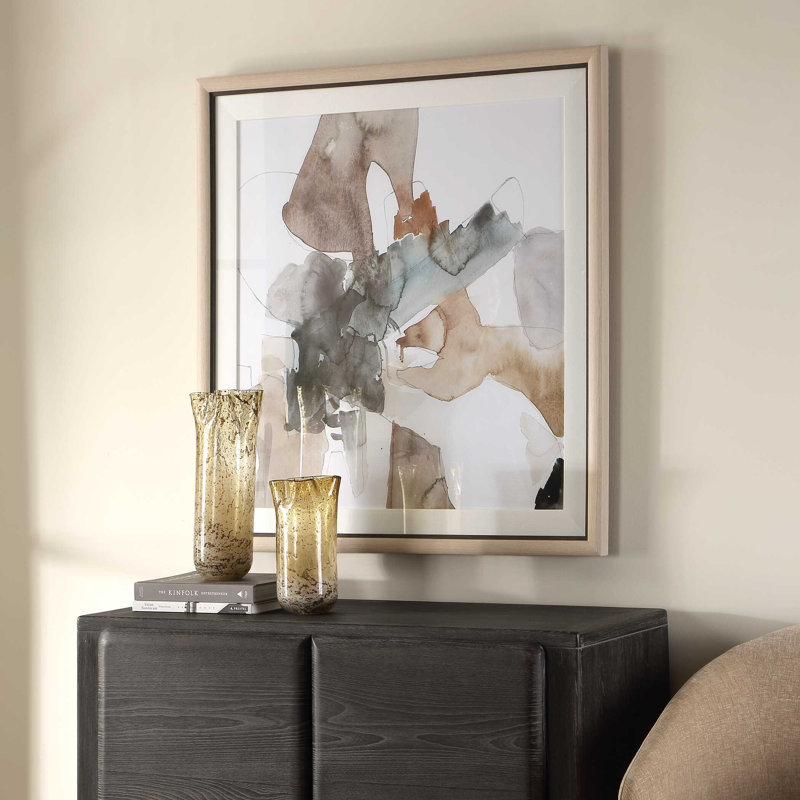 Impression abstraite encadrée Uttermost