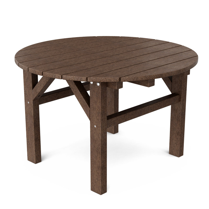 Table d'appoint Classic 33 po, Brun Tudor