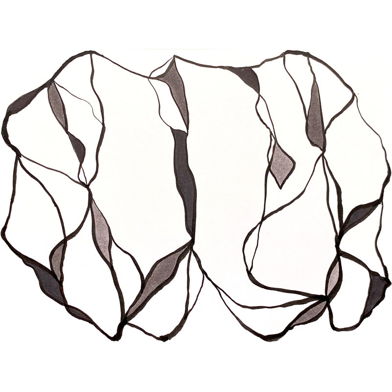 Musing Series 3.1 Print by Susan Arthur, 24" H x 32" W, Wrapped Canvas