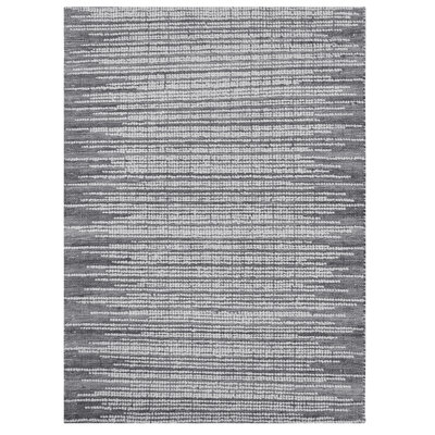 Tapis gris en laine 9 x 12 Dakota Fields Salida