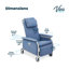 Fauteuil inclinable à 3 positions Bariatric