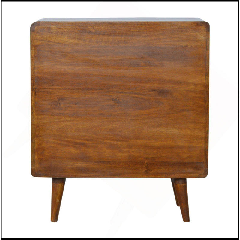 Commode courbée courbée