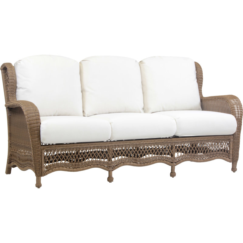 Canapé avec coussin Claverie, Outdura® aigue-marine