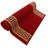 Lemmons Custom Size Anti Slip Low Profile Loop Pile Meander Greek Key Red Design-1468089013