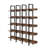 5 Tier Bookcase With Metal Frame, Open Book Display Shelf, Vintage Industrial Bookshelf, MDF Board Storage Organizer Rack-668331915