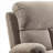  Fabric Upholstered Single Seat Motion Recliner Arm Chair with Built-In Cup Holder, Soft Gray-773193915