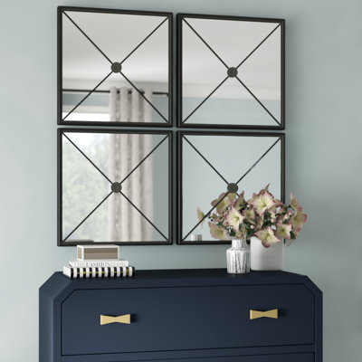 Metal Flat Wall Mirror