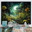 «Beverlyann Forest Enchanted Forest Pointillism II - Forest», reproduction sur toile-2107131492-2107131499