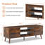 Meuble télé Barranco de 60 po avec meuble de rangement Mid-Century-920739492
