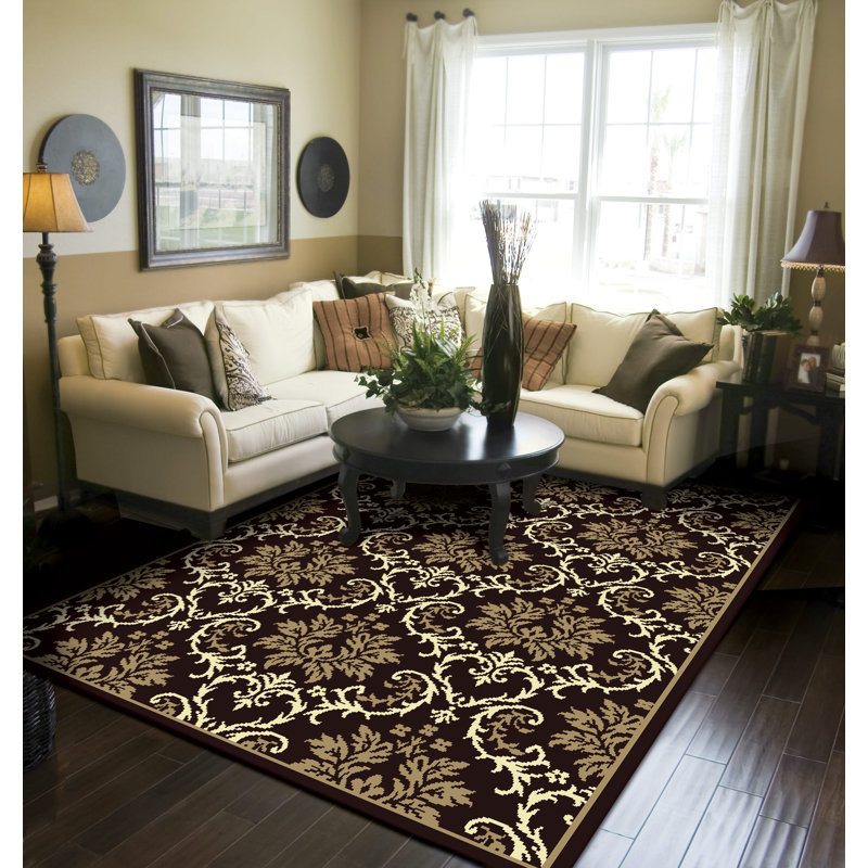 Tapis intérieur / extérieur noir Etna, Rectangle 3 pi 10 po x 5 pi 3 po