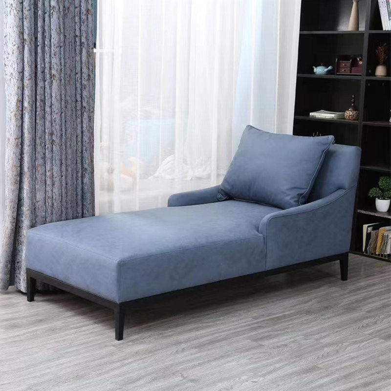 Chaise longue en similicuir Simple Fashion Leisure