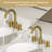 Widespread 2-handle Bathroom Faucet With Drain Assembly-116874336
