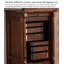 Armoire à bijoux rétro en noyer noir
