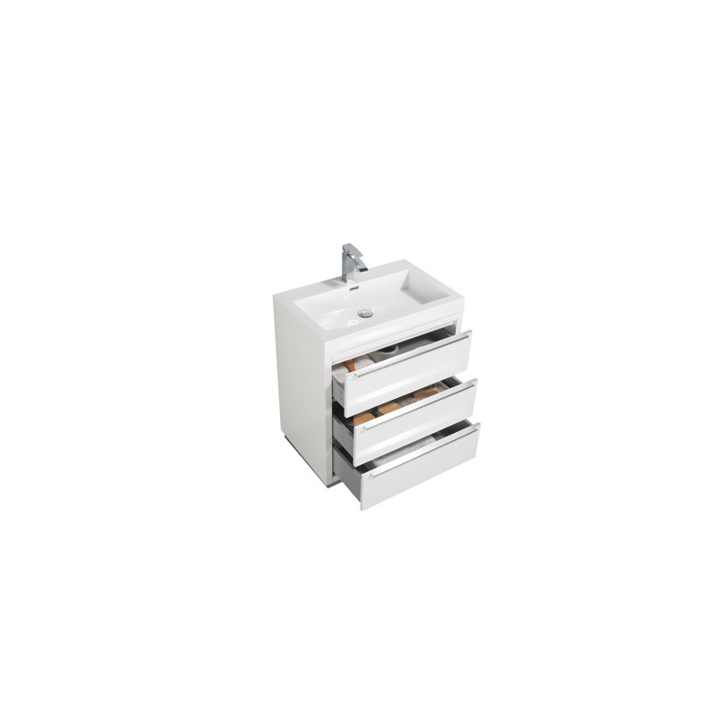 Ensemble de meuble-lavabo simple 24 po Ashdown