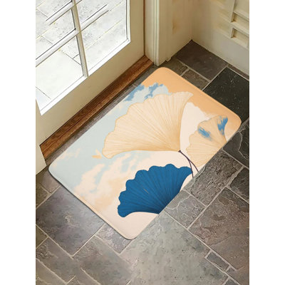 Tapis pour salle de bain Fresh Ginkgo Leaf