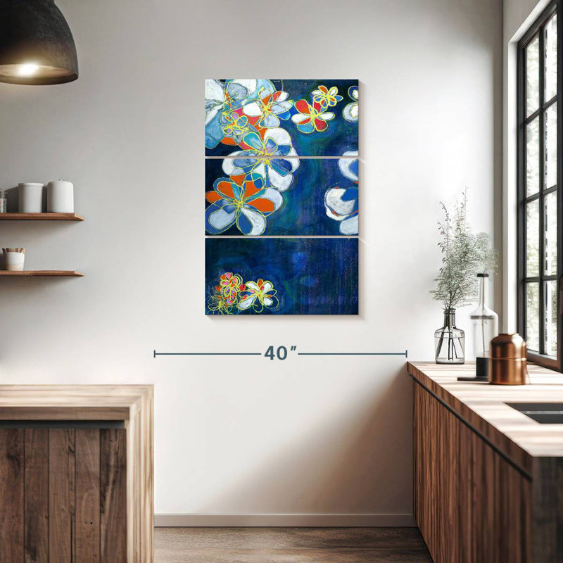 Harnek Night Blooms I, H 38 po x l 24 po