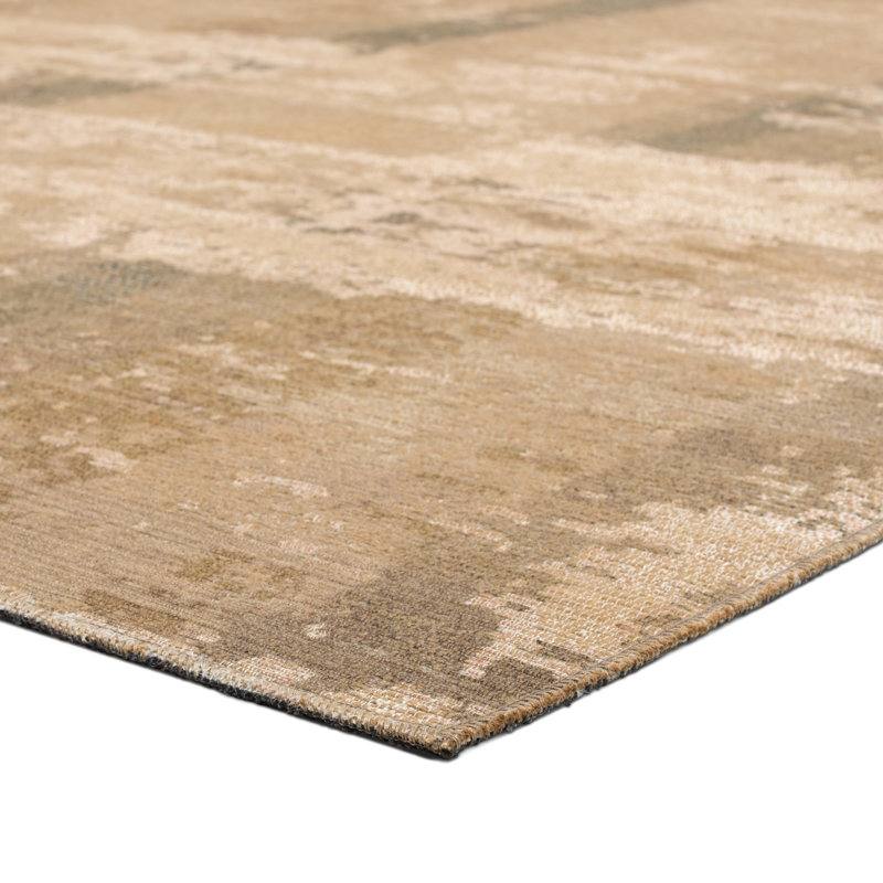 Edage Abstract Natural Area Rug, Runner 2'6" x 8'