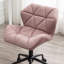 Fauteuil demi-tonneau pivotant en velours de 20,5 po Kamylle-356306932