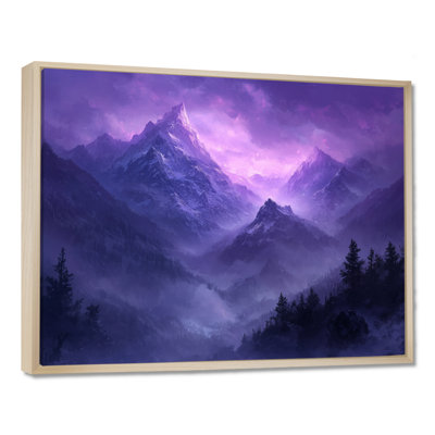 Décoration murale Gionnie Misty Peaks In The Twilight II - montagnes