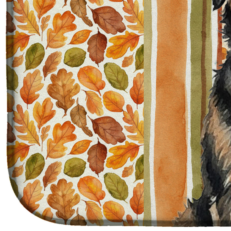 Tapis de séchage d'automne Brindle Bouvier des Flandres