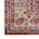 Tapis rouge / beige Lowndes