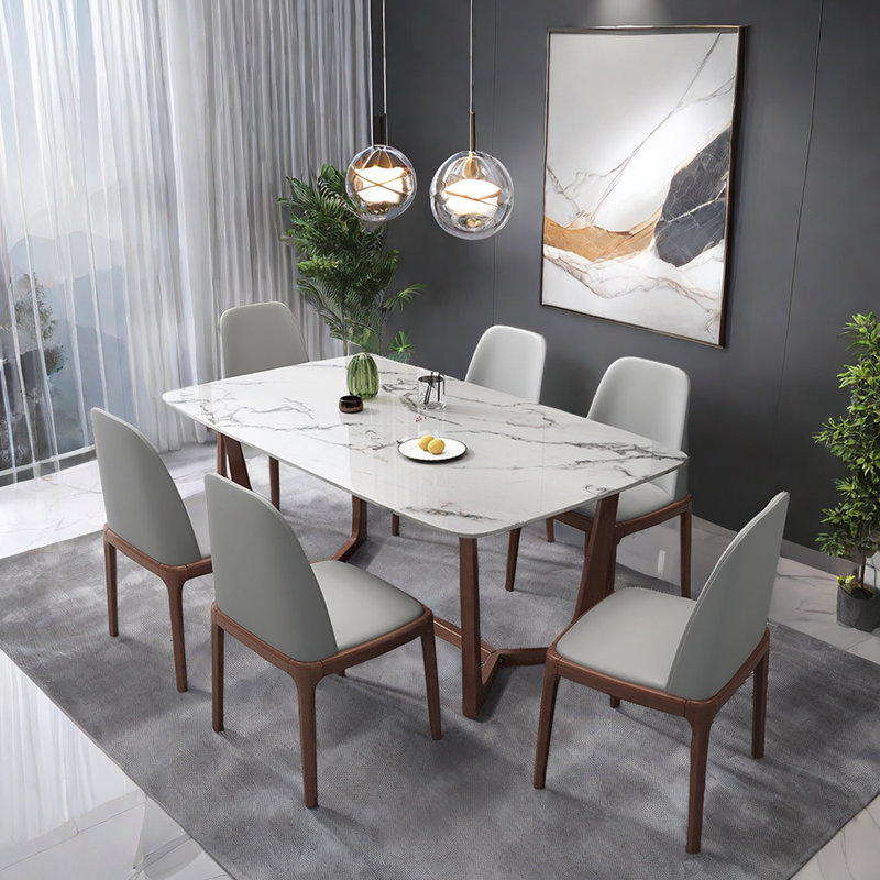 Ensemble de chaises de salle à manger Modern, H 29,5 po x L 70,8 po x l 35,4 po
