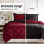 Ensemble d'édredon réversible en duvet synthétique 3 pièces 3 pièces Scotchgard-131299063