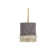 Joe 1- Light Single Adjustable hanging Pendant with unique design, 10x10x25