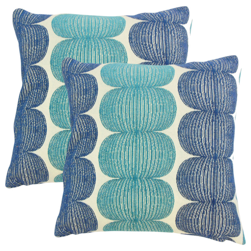Coussin décoratif graphique Guss, Cône glacé