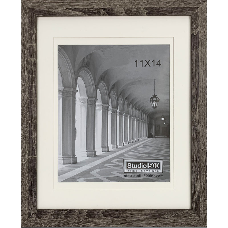 Cadre photo The Great Frontier, Gris, 14 po x 11 po