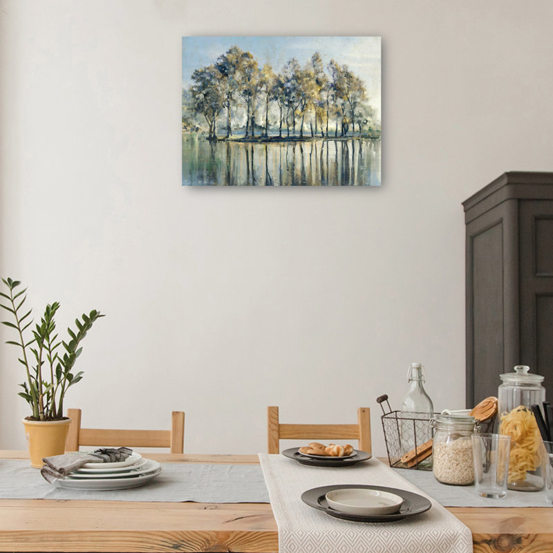 «Isle of Trees» par Studio Arts, reproduction d'art sur toile, Toile tendue, H 42 po x l 56 po x P 1,5 po