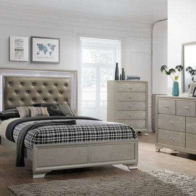 Mobilier de chambre à coucher en bois 1pc