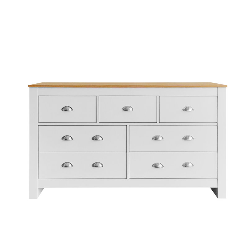 Crestline 140 cm W Chest of 7 Drawers