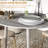 Koryun Pine Round Solid Wood Base Dining Table-1748626593