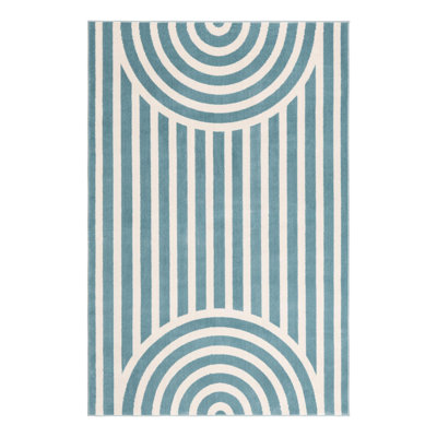 Unique Loom Lines Whimsy Kids Rug