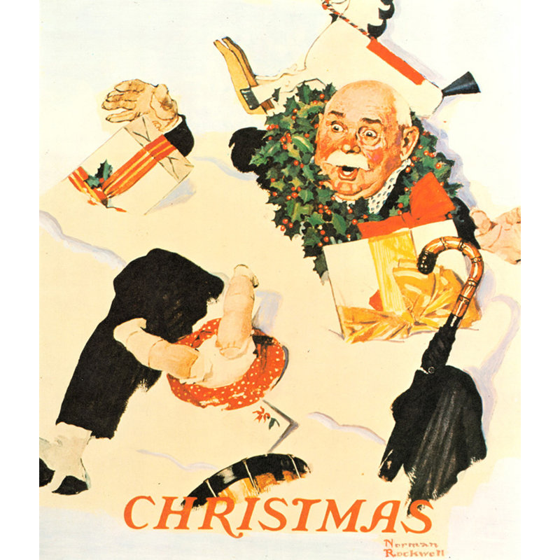 Noël blanc, H 17 po x l 15 po