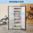 7.0 Cu.Ftupright Freezer With Reversible Door And 6 Adjustable Thermostat-121933983