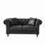 Canapé Chesterfield en tissu 2 places avec accoudoirs roulés High-Tech Chesterfield