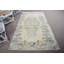 Tapis turc à motif floral antique antique au design complexe, idéal pour ajouter une élégance rétro classique