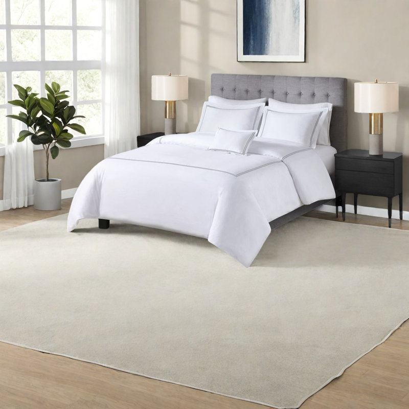 Ensembles de literie de luxe, tissu de qualité supérieure en coton, design élégant pour la maison
