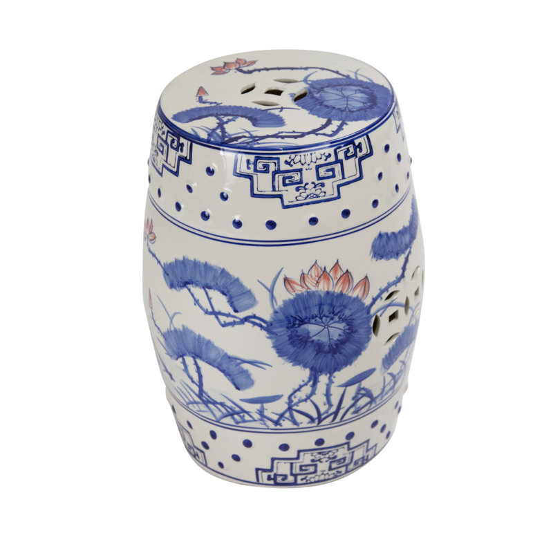 Marshburn Ceramic Accent Stool