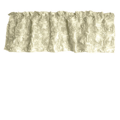 Floral Tailored Window Valance