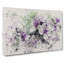 White And Purple Blossoms Watercolour - Wrapped Canvas Print-61880400