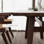 Table de salle à manger en noyer-107264286