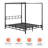 Canopy Bed Frame Full with Headboard and Footboard, Mattress Foundation Platform with Metal Slats Support, No Box Spring Needed, Easy Assembly-110089847