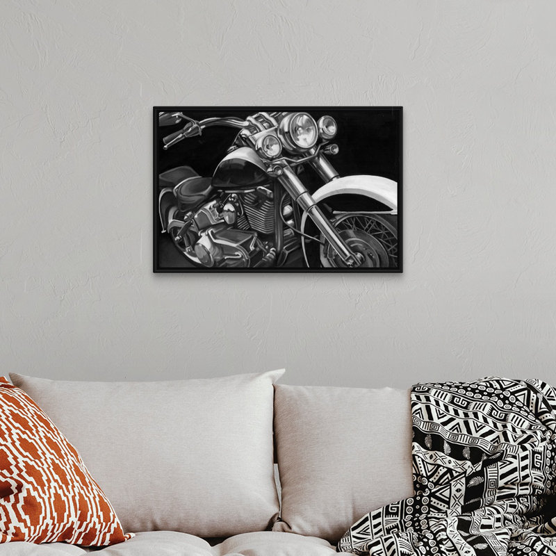 « Classic Sins I » par Ethan Harper, reproduction d’art, Cadre noir, H 18 po x l 26 po x 1,75 po