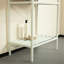 Étagère de salle de bain autoportante 24 po sans lavabo 24 po, blanc