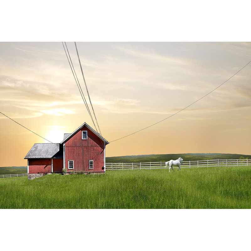Farm & Country IV by James McLoughlin - Photograph Print, 30cm H x 46cm W, Wrapped Canvas